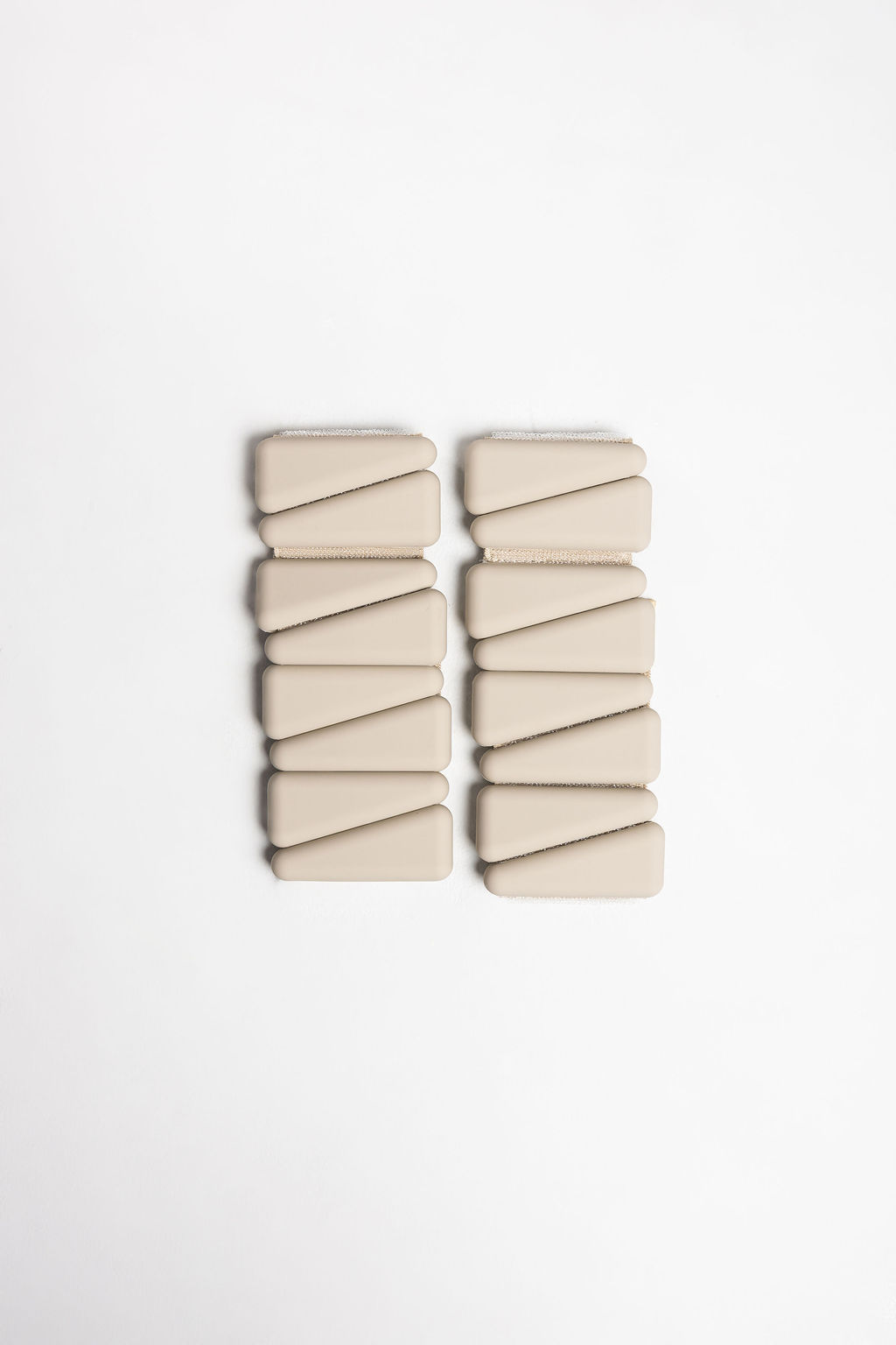 Pilates 101 adjustable ankle weights in Ivory