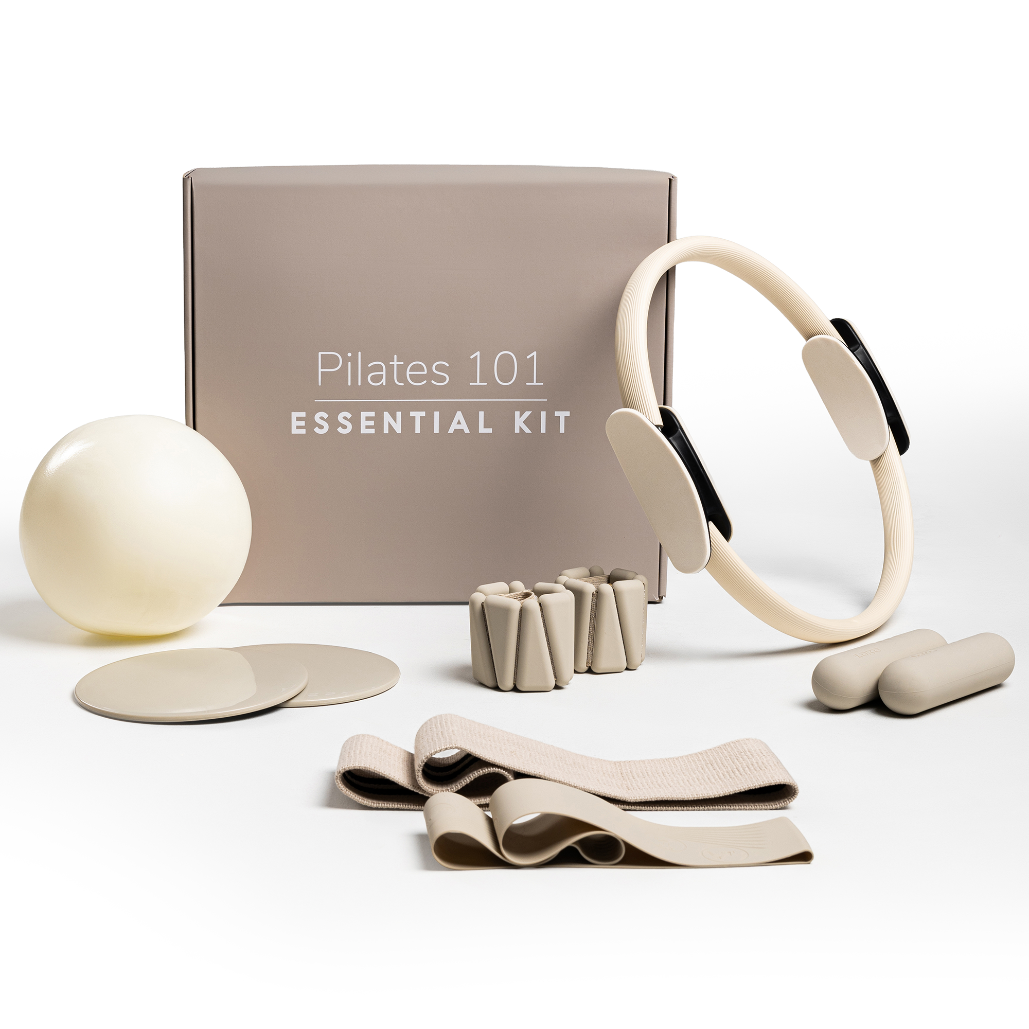 Pilates 101 7-piece kit in Ivory