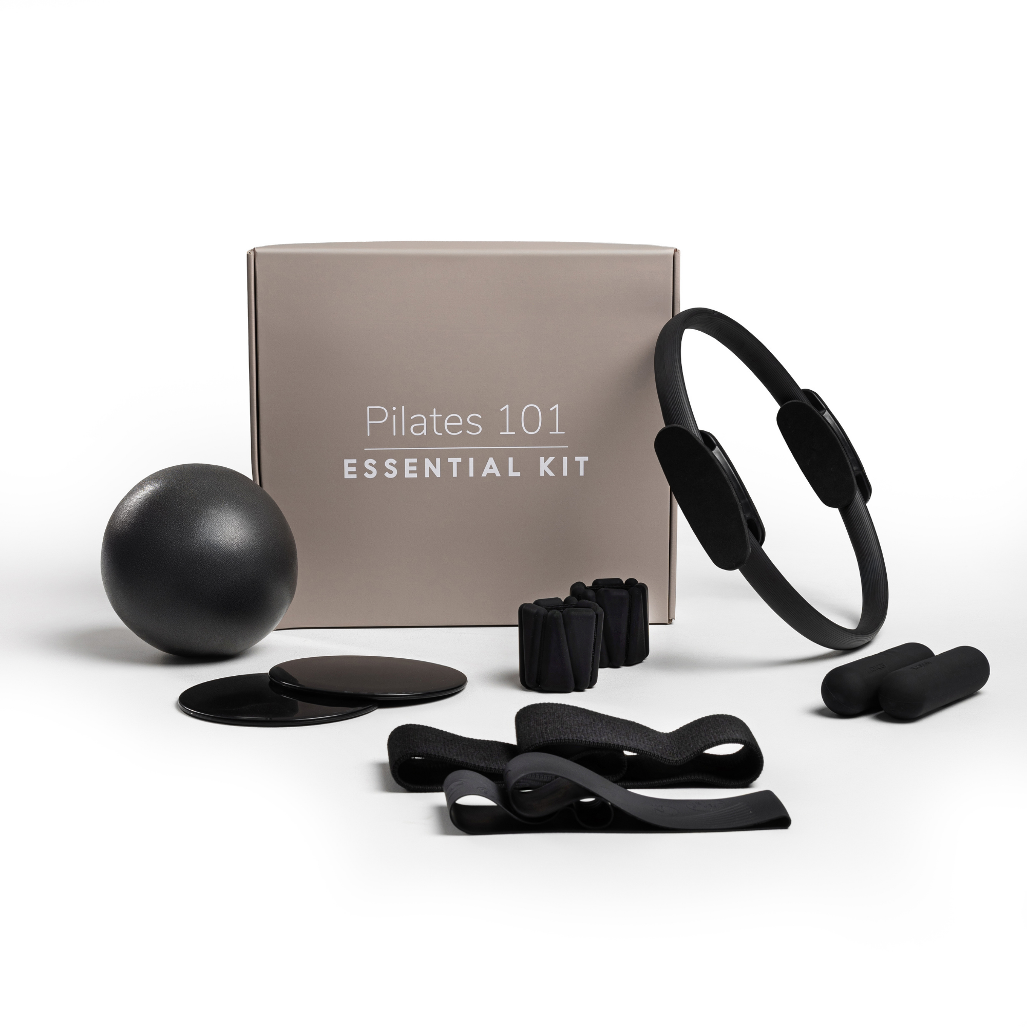 Pilates 101 7-piece kit in Black